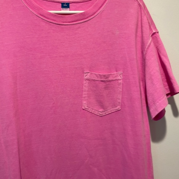 Old Navy T-Shirt Dress Pink Small Tall - Picture 3 of 4